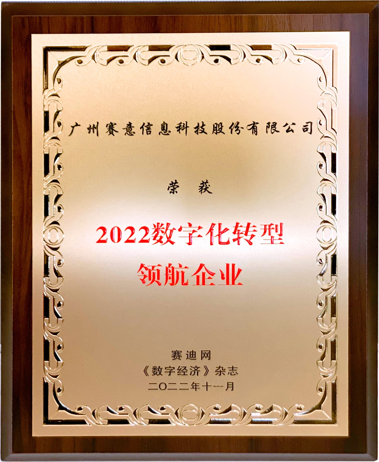 喜讯！云顶集团信息获“2022年数字化转型领航企业”